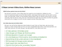 Tablet Screenshot of bass-lernen.org